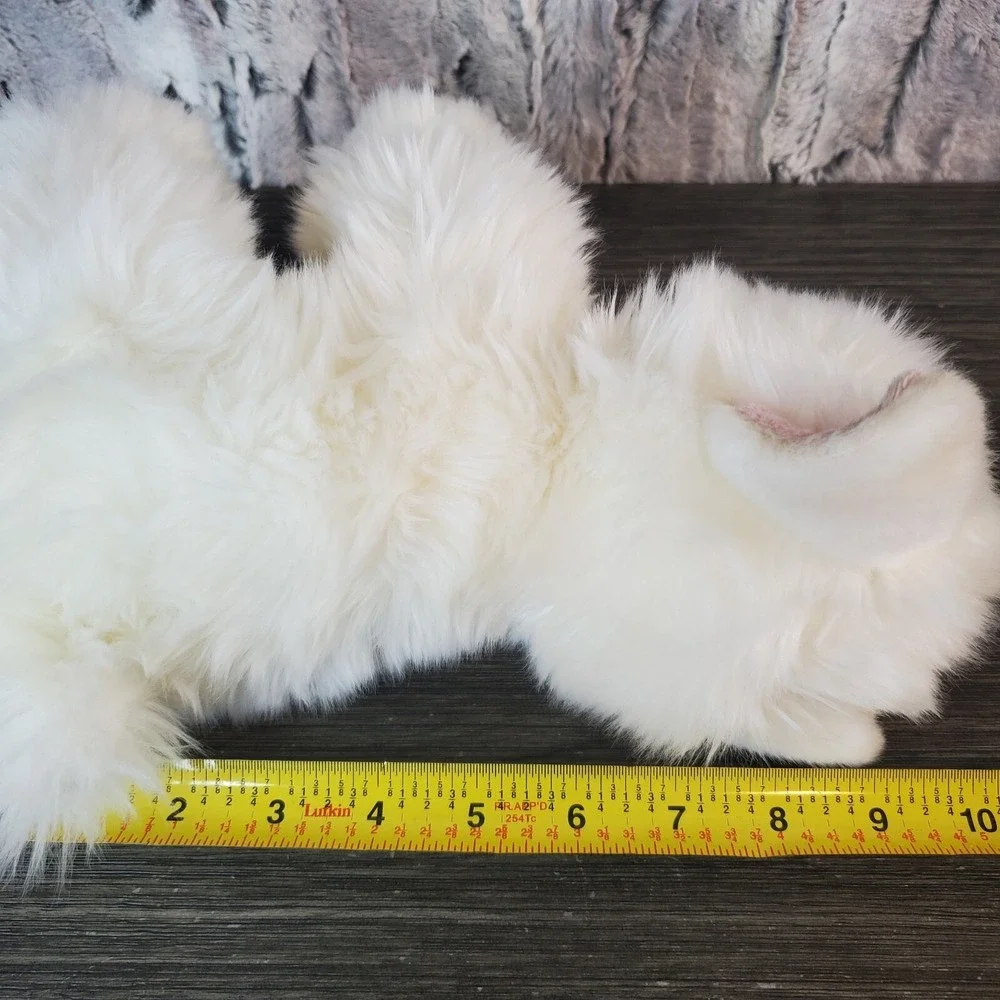 Ganz Hetitage Collection White Terrier Westie Plush Dog H14507 Plastic Nose/Eyes